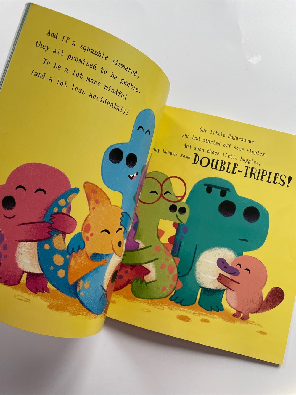 🍋 4/$20 The Hugasaurus | Children's Book | Paperback Kids Books - Picture 3 of 4